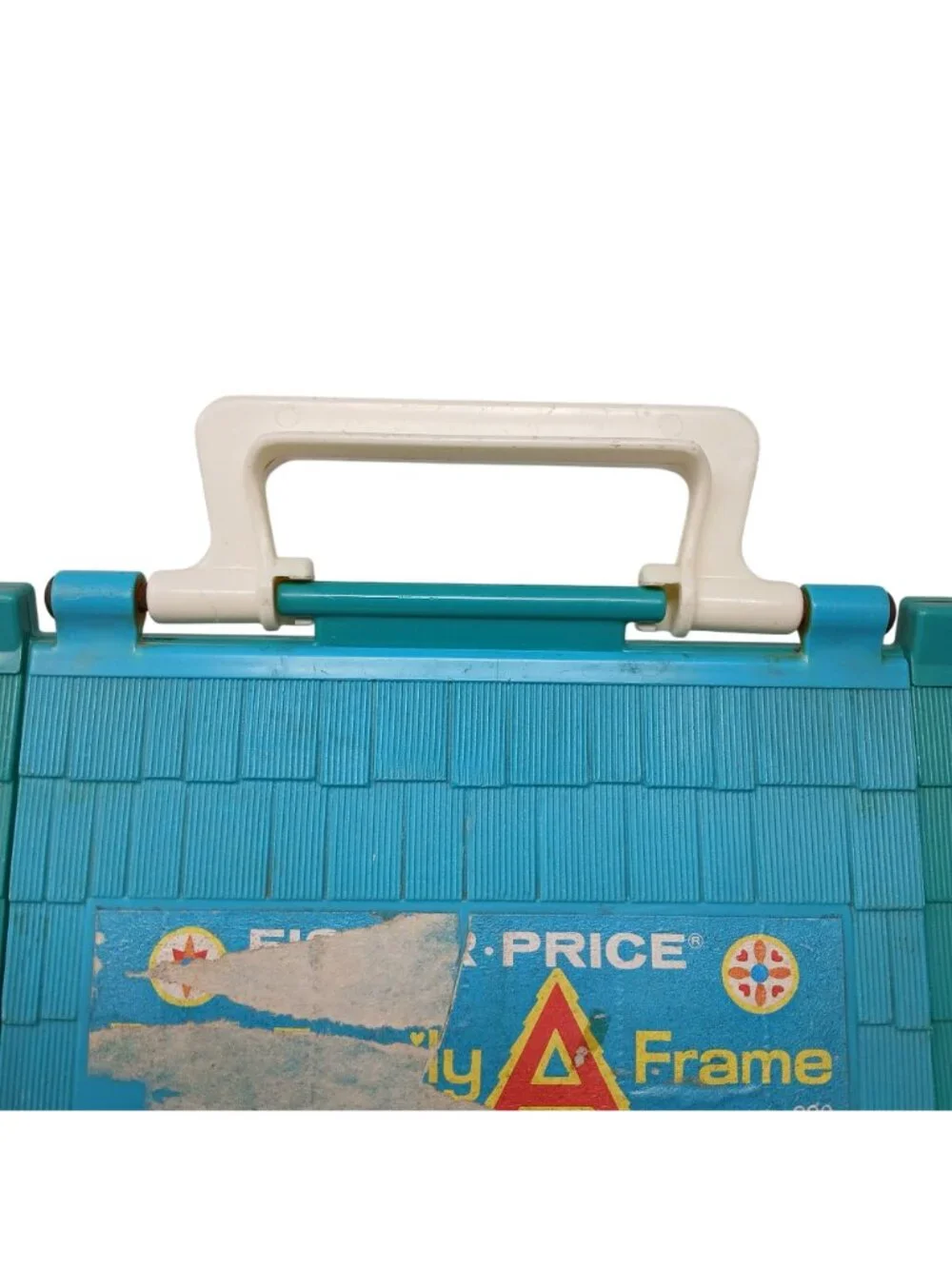 Vintage Fisher Price Little People Play Family A Frame House 1970s 990 #1-1